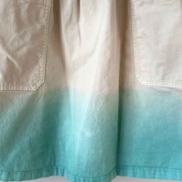 Prada Milano White & Teal Cotton Jumper Dress - Picture 15 of 16